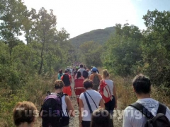 Prima tappa del cammino sulle vie dell\'esilio di santa Rosa
