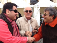 Primarie Pd per la segreteria regionale - Da sinistra: Francesco Ciprini, Alvaro Ricci e Antonio Delli Iaconi
