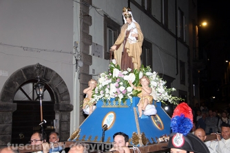 Processione del Carmelo in notturna