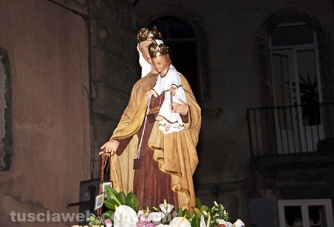 Processione del Carmelo in notturna