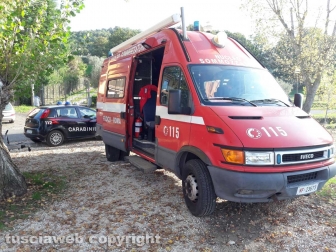 Montefiascone - Ragazzo scomparso - Le ricerche dei sommozzatori dei vigili del fuoco