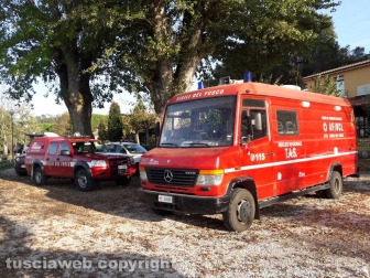 Montefiascone - Ragazzo scomparso - Le ricerche dei vigili del fuoco