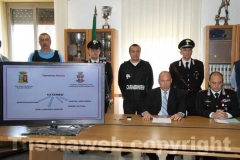 La conferenza stampa per illustrare i dettagli dell\'operazione