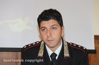 Operazione Libertà - Il capitano Giovanni Martufi, comandante del nucleo investigativo dei carabinieri di Viterbo