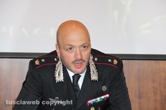 Operazione Libertà - Il maggiore Giovanni Rizzo, comandante del reparto operativo dei carabinieri di Viterbo