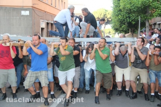 La prova di girata a via Marconi