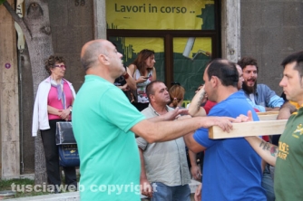 La prova di girata a via Marconi