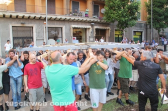 La prova di girata a via Marconi
