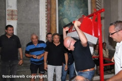 Prova di portata dei facchini di santa Rosa