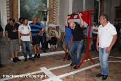 Prova di portata dei facchini di santa Rosa