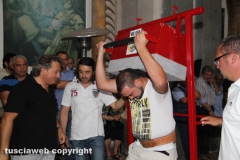 Prova di portata dei facchini di santa Rosa