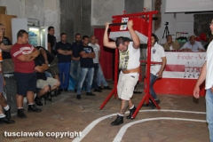 Prova di portata dei facchini di santa Rosa
