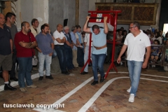 Prova di portata dei facchini di santa Rosa
