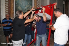 Prova di portata dei facchini di santa Rosa