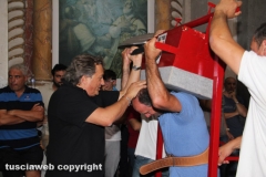 Prova di portata dei facchini di santa Rosa
