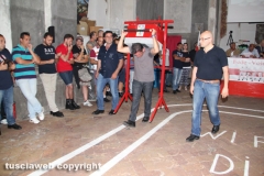 Prova di portata dei facchini di santa Rosa