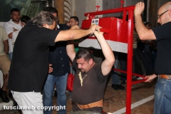Prova di portata dei facchini di santa Rosa