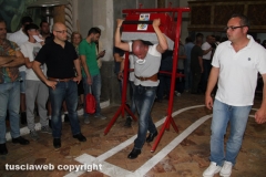 Prova di portata dei facchini di santa Rosa