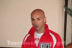 Prove del peso per Andrea Di Luisa e il suo sfidante