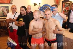 Prove del peso per Andrea Di Luisa e il suo sfidante