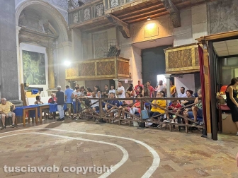 Viterbo - Prove di recupero di portata dei Facchini di Santa Rosa