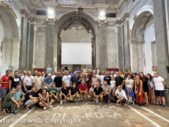 Viterbo - Prove di recupero di portata dei Facchini di Santa Rosa