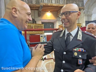 Viterbo - Prove di recupero di portata dei Facchini di Santa Rosa