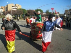 La sfilata di carri a Tarquinia