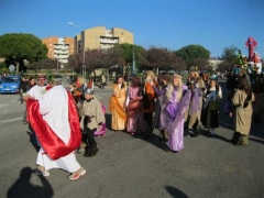 La sfilata di carri a Tarquinia