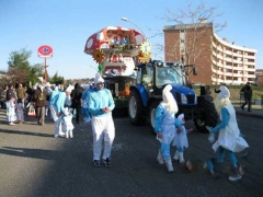 La sfilata di carri a Tarquinia