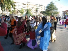 La sfilata di carri a Tarquinia