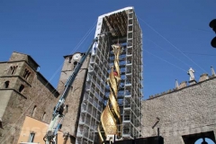 Il montaggio della macchina di Santa Rosa - Quasi pronta Fiore del cielo