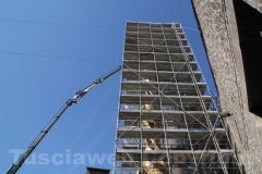 Il montaggio della macchina di Santa Rosa - Quasi pronta Fiore del cielo