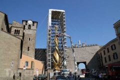 Il montaggio della macchina di Santa Rosa - Quasi pronta Fiore del cielo