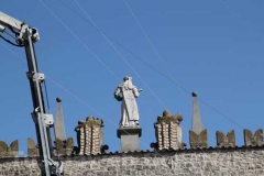 Il montaggio della macchina di Santa Rosa - Quasi pronta Fiore del cielo