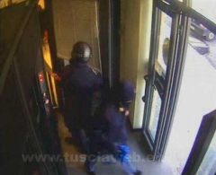 La rapina al Monte dei Paschi di Vetralla