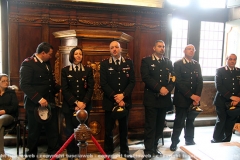 Viterbo - Rapina al Lidl - Premiati i carabinieri Favilla e Paolini