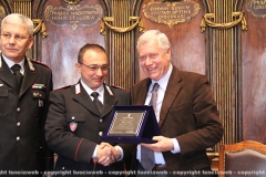 Viterbo - Rapina al Lidl - Premiati i carabinieri Favilla e Paolini