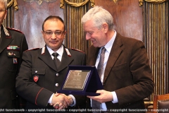 Viterbo - Rapina al Lidl - Premiati i carabinieri Favilla e Paolini