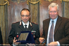 Viterbo - Rapina al Lidl - Premiati i carabinieri Favilla e Paolini