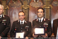 Viterbo - Rapina al Lidl - Premiati i carabinieri Favilla e Paolini