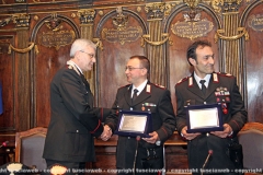Viterbo - Rapina al Lidl - Premiati i carabinieri Favilla e Paolini