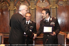 Viterbo - Rapina al Lidl - Premiati i carabinieri Favilla e Paolini