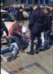 Rapina al supermercato - Carabinieri in azione