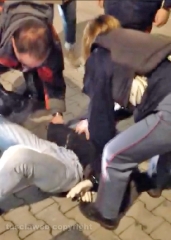 Rapina al supermercato - Carabinieri in azione