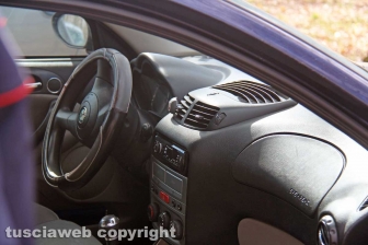 Soriano nel Cimino - Rapina alla gioielleria Bracci, l'auto della fuga