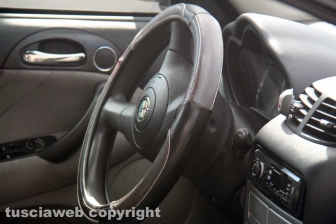 Soriano nel Cimino - Rapina alla gioielleria Bracci, l'auto della fuga