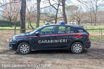 Soriano nel Cimino - Rapina alla gioielleria Bracci, l'auto della fuga