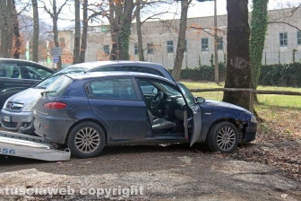 Soriano nel Cimino - Rapina alla gioielleria Bracci, l'auto della fuga