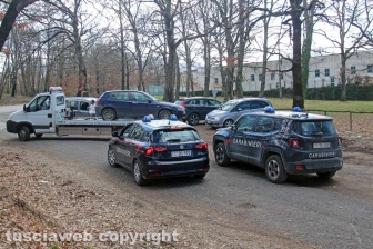 Soriano nel Cimino - Rapina alla gioielleria Bracci, l'auto della fuga